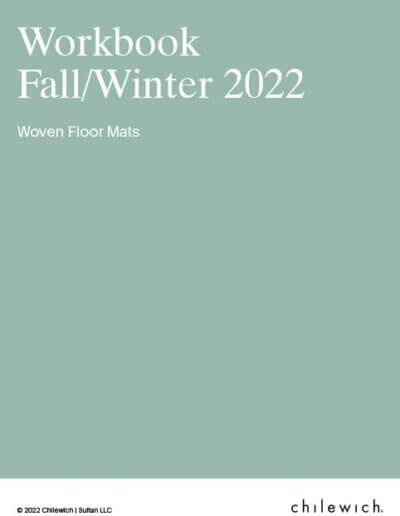 Chilewich Woven Floor Mats Fall Winter 2022