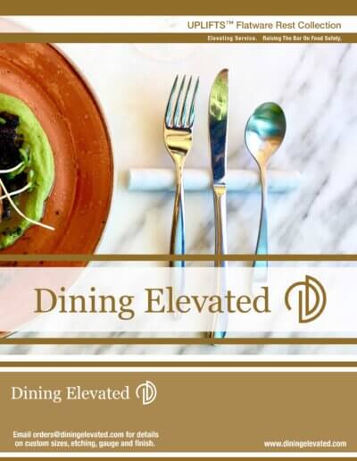 Dining Elevated Uplifts – Flatware Rests